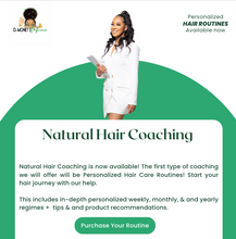 Load image into Gallery viewer, Natural Hair Coaching 1on1 Session